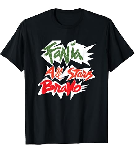 Amazon.com: Fania All Stars Logo T-Shirt : Clothing, Shoes & Jewelry